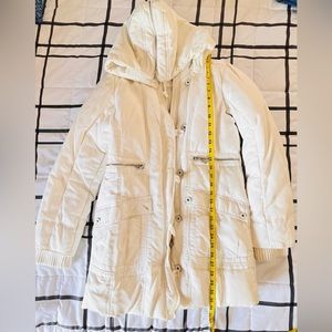 DNKY S white jacket. For really cold days